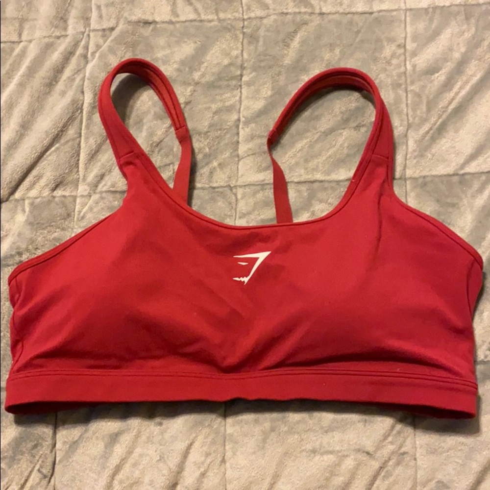Red Gymshark bra XL